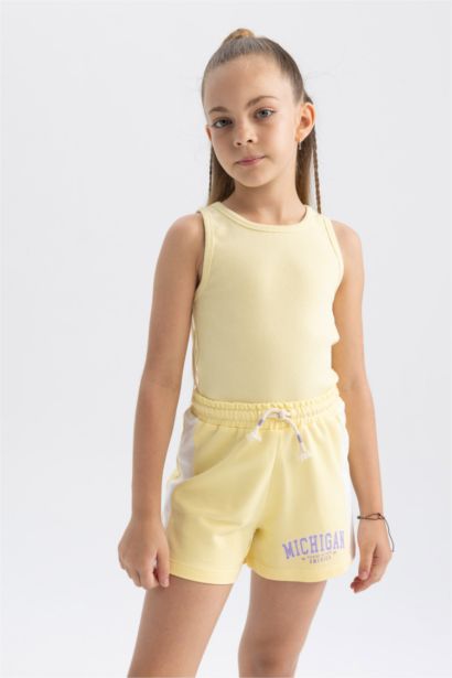 شورت بناتي قماش رقيق