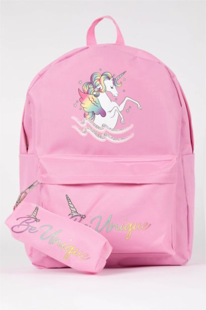 Рюкзак с принтом для девочек, Школьная коллекция