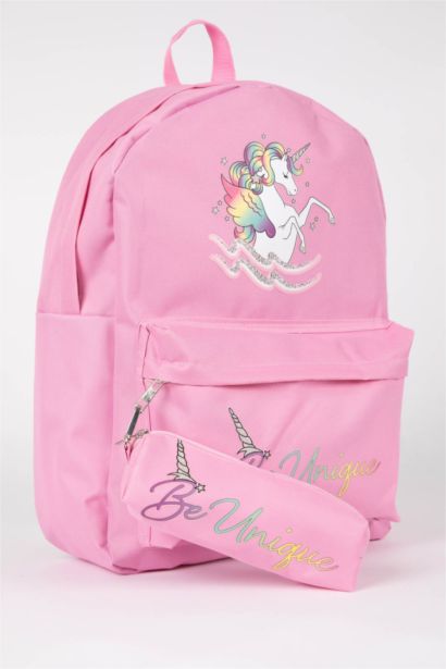 Рюкзак с принтом для девочек, Школьная коллекция