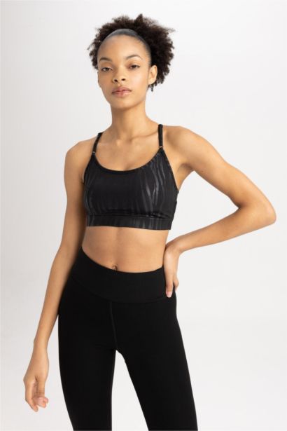 Defacto Fit Crew Neck Sports Bra