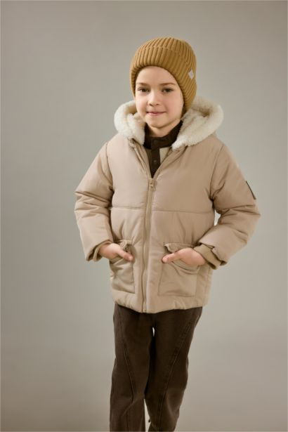 Водонепроницаемая куртка с плюшевой подкладкой для мальчиков