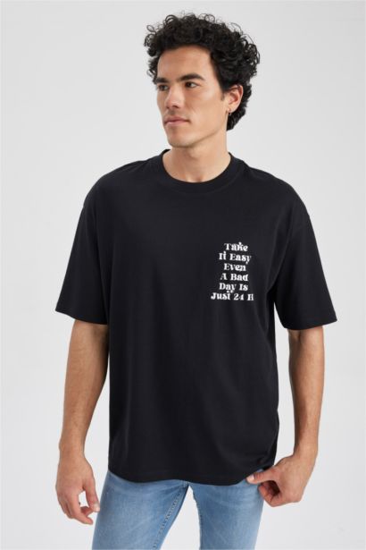 дөңгелек жаға үлкен Қысқа жеңді футболка