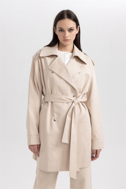 Тренчкот свободного крою для жінок