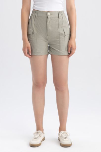 Short 100% coton taille normale Coupe régulière