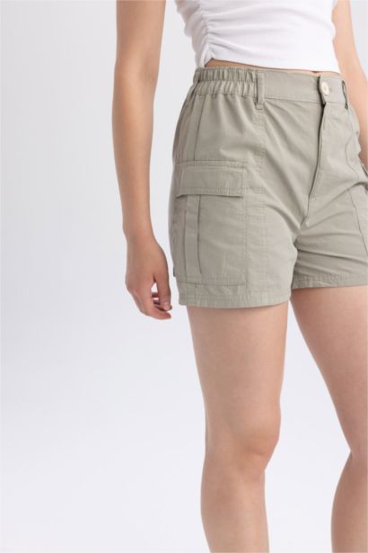 Short 100% coton taille normale Coupe régulière