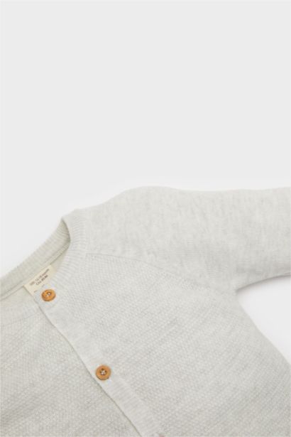Baby Boy Regular Fit Crew Neck Cardigan