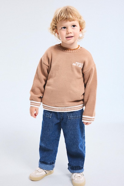 Boy Regular Fit Knit Pullover