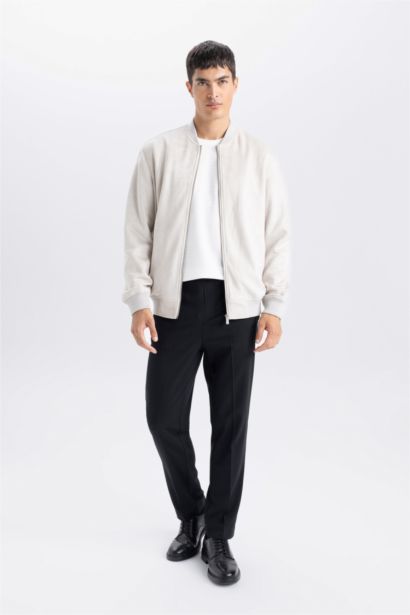 جاكيت بومبر خفيف شمواه سليم فيت وياخة كوليج