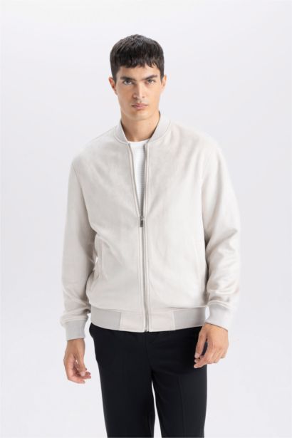 جاكيت بومبر خفيف شمواه سليم فيت وياخة كوليج