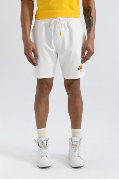 DeFactoFit NBA Los Angeles Lakers Oversize Fit Shorts