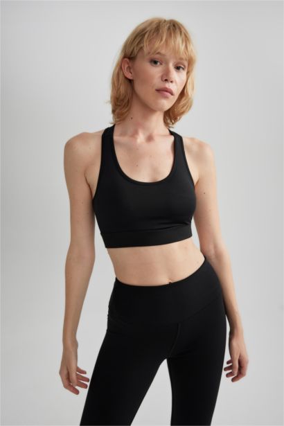 DeFactoFit Printed Sports Bra