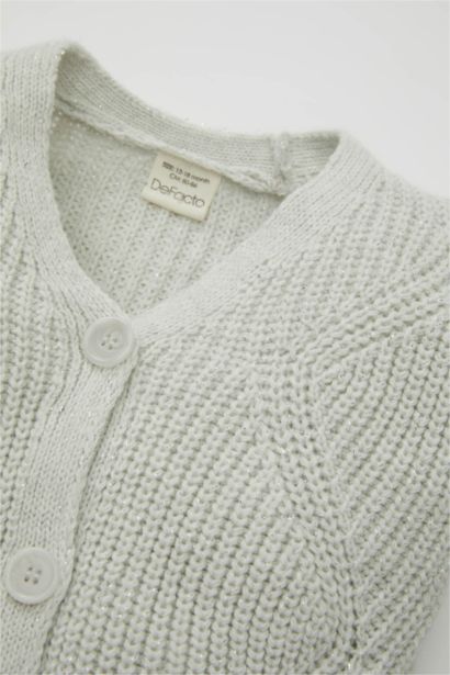 Baby Girl Buttoned Knitwear Cardigan