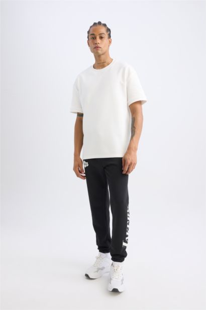Regular Fit Kalın Sweatshirt Kumaşı Jogger