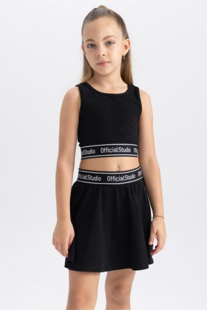 Jupe-Short en coton pour Fille