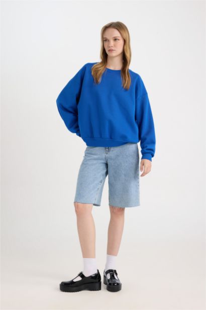 Sweat-shirt Oversize à Col rond