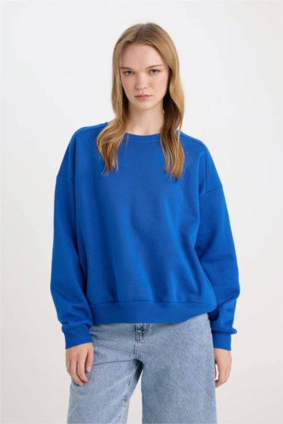 Sweat-shirt Oversize à Col rond