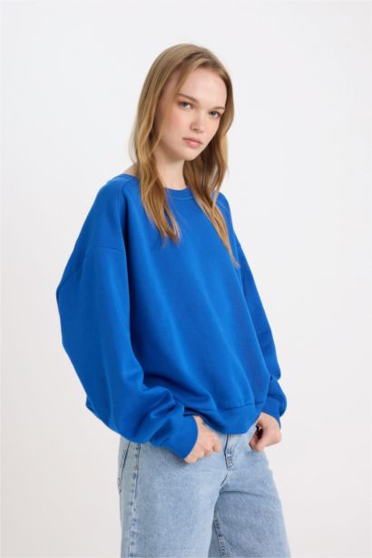 Sweat-shirt Oversize à Col rond