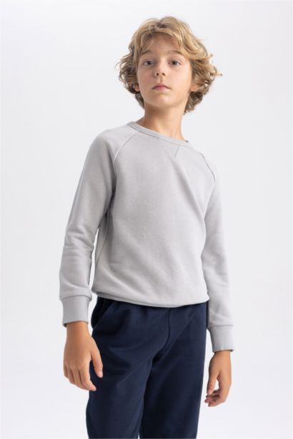 Regular Fit Crew Neck Sweatshirt