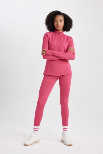 Леггинсы стандартного кроя с закрытой талией для женщин