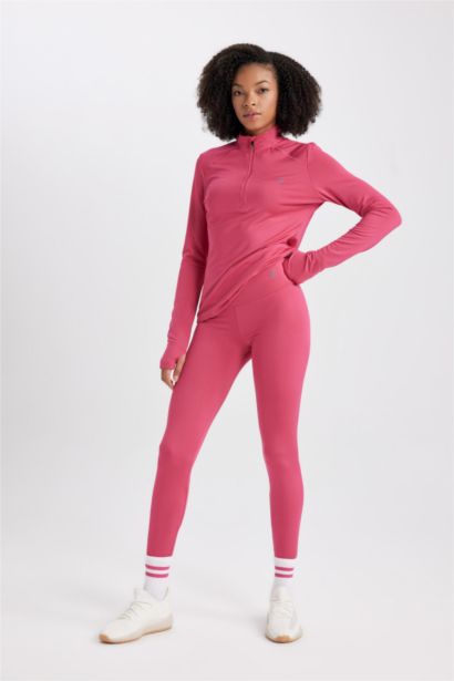 Леггинсы стандартного кроя с закрытой талией для женщин