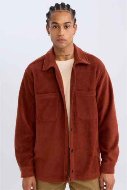 Relax Fıt Polar Uzun Kollu Gömlek