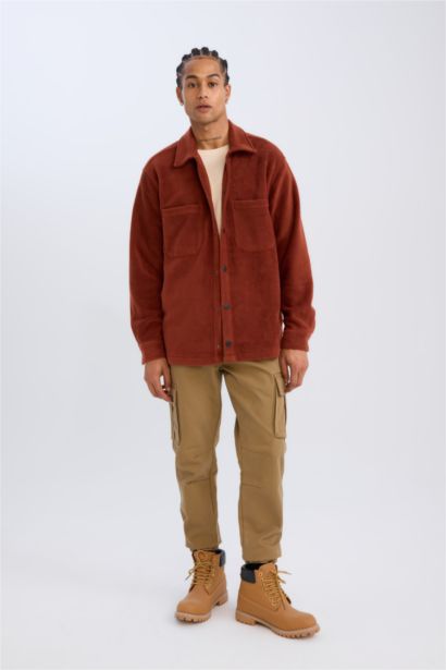 Relax Fıt Polar Uzun Kollu Gömlek