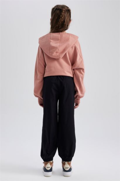 بنطلون باراشوت قطن بناتي