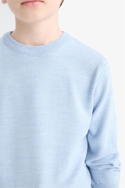 Boy Regular Fit Crew Neck Pullover