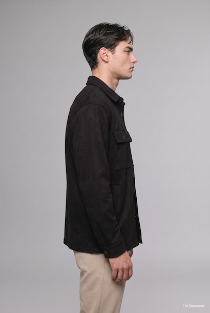 Suede Overshirt