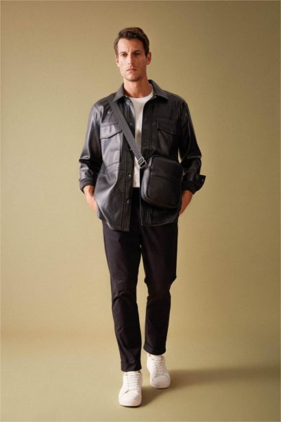 Gabardin Pantolon Tailored Regular Fit Cepli Duble Paça