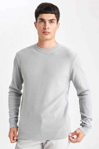 Pull en tricot Coupe Standard Col Rond