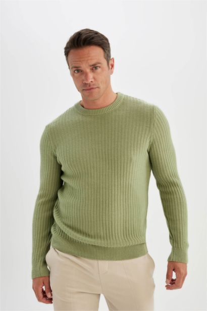 Standard Fit Crew Neck Knitwear Pullover