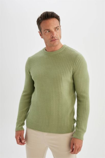 Standard Fit Crew Neck Knitwear Pullover