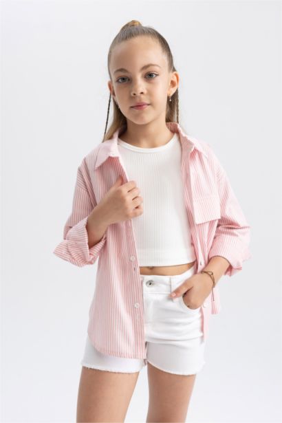 Chemise Oversize à Manches Longues