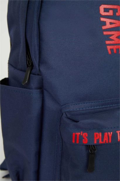 Unisex NBA Wordmark Su Geçirmez Kumaş Okul Çantası