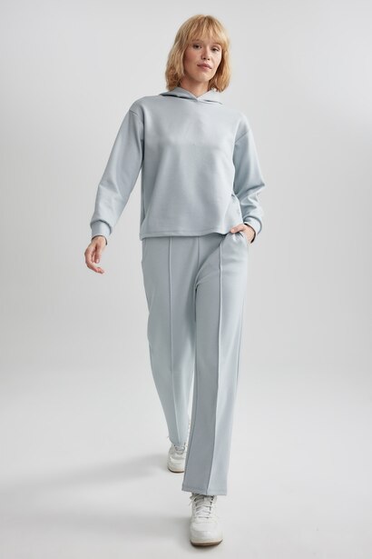 Standard Fit Scuba Fabric Sweatshirt