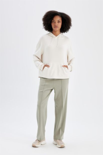 DeFactoFit Standard Fit Wide Leg Sweatpants