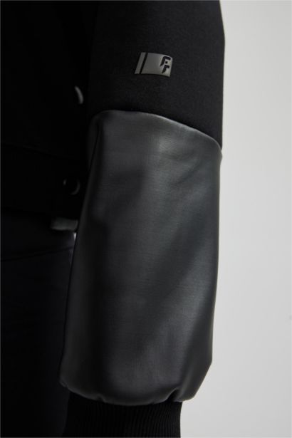 Sweatshirt Oversize col rond à manches longues