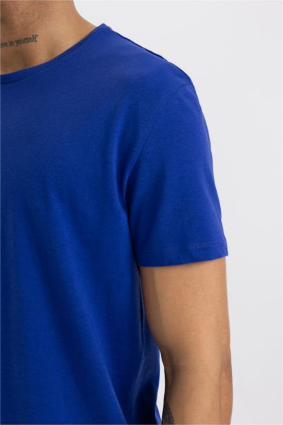 DeFactoFit Standard Fit Crest Printed T-Shirt