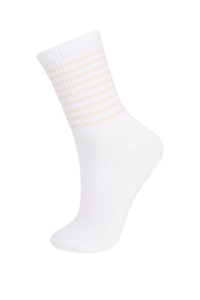 جوارب للنساء طويلة قطن - 3 قطع