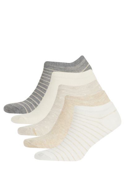 5 Piece Cotton Short Socks