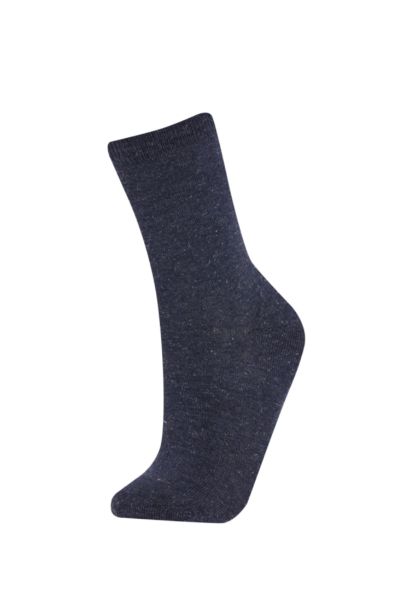 Chaussettes Longues Coton Pour Femme - 3 Pièces