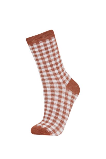 Chaussettes Longues Coton Pour Femme - 3 Pièces