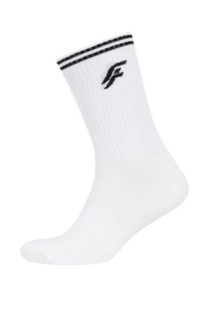 جوارب رياضي طويلة قطن - قطعتين