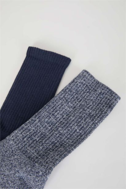 2'li Pamuklu Kışlık Çorap