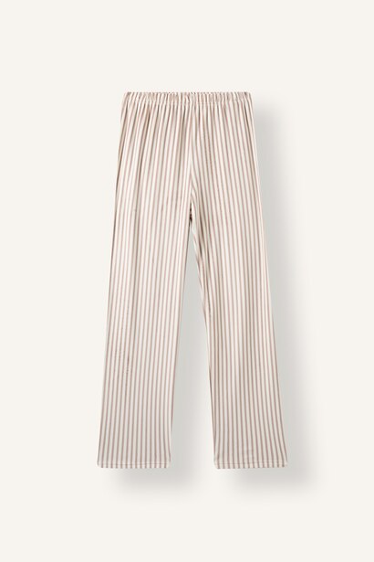 Uzun Kollu Velur Pijama Takımı