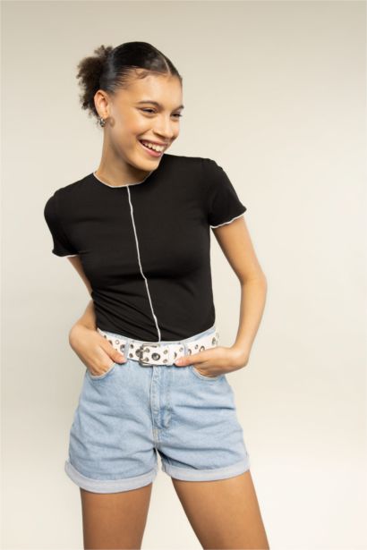 تيشيرت كروب نص ردن