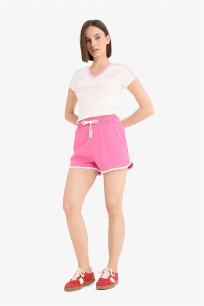 Regular Fit Thick Sweatshirt Fabric Shorts