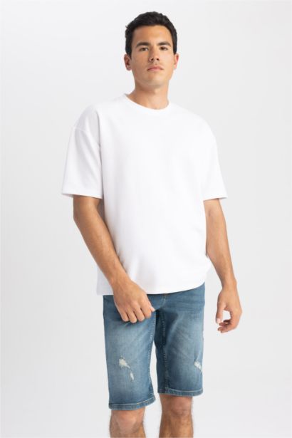 Slim Fit Jeans Bermuda