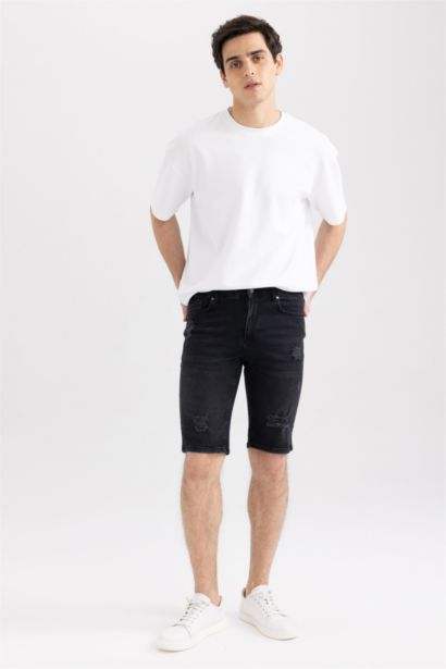 Slim Fit Jeans Bermuda